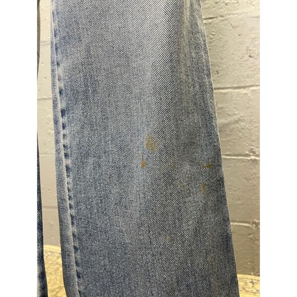 Vintage y2k Lo Rise Flare Jeans SZ 12 Light Med Wash Bell Bottom LG - Picture 9 of 10